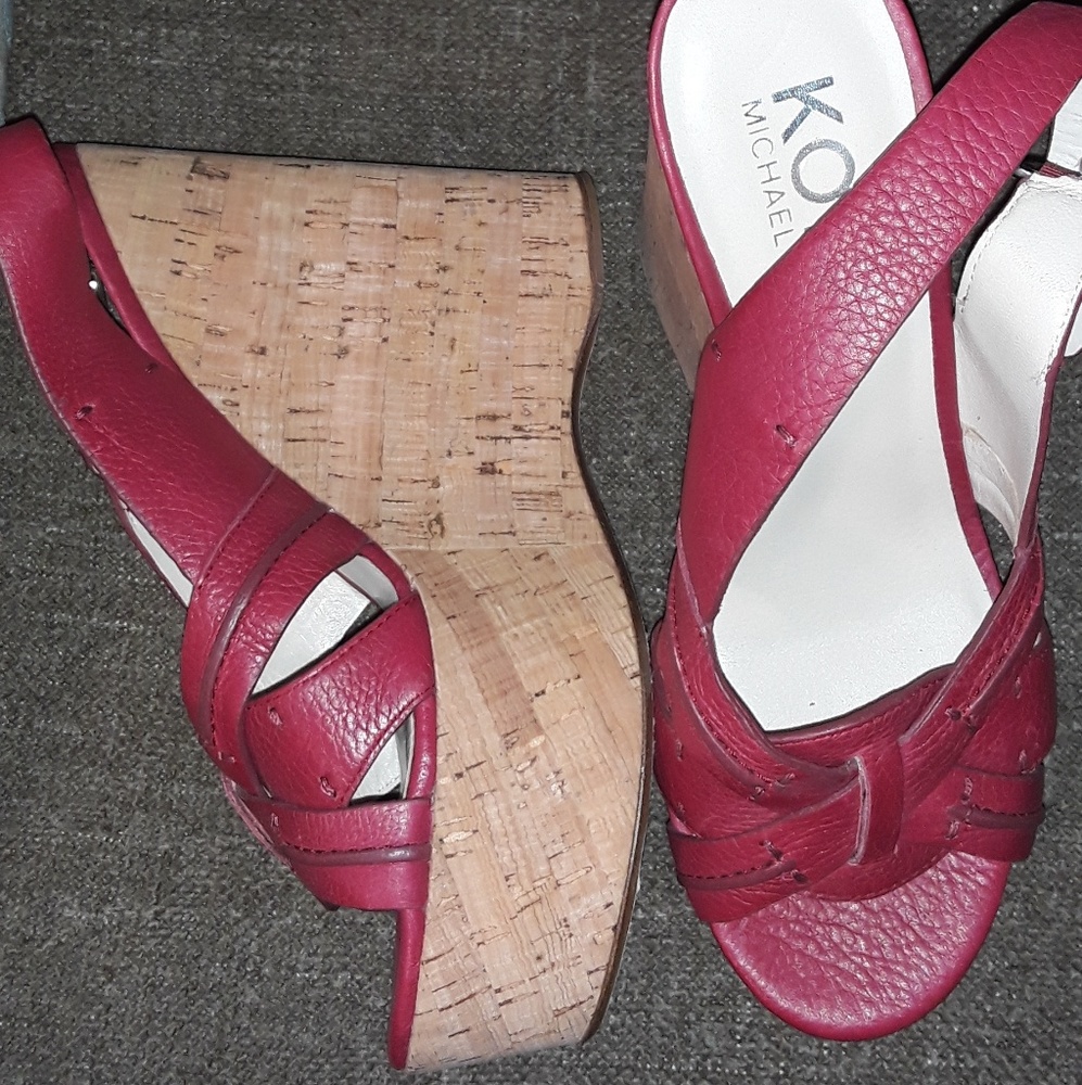 Michael kors jazyln platform wedges